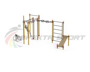 Купить Спортивный комплекс для инвалидов-колясочников WRK-D17_76mm в Буйнакске 