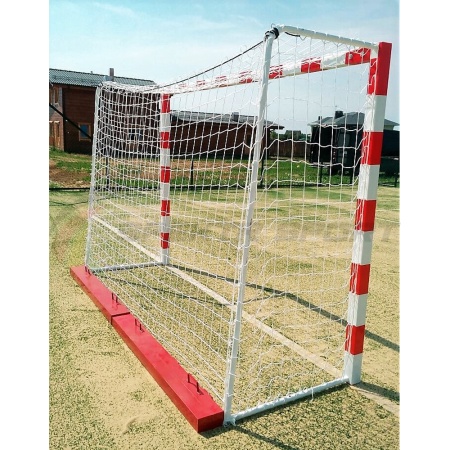 Купить Ворота мини-футбольные без сетки 2х3х1 м. (добровольный серт.) с накидным противовесом 25 кг в Буйнакске 