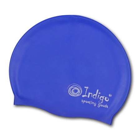 Купить Шапочка для плавания силиконовая Indigo однотонная  в Буйнакске 