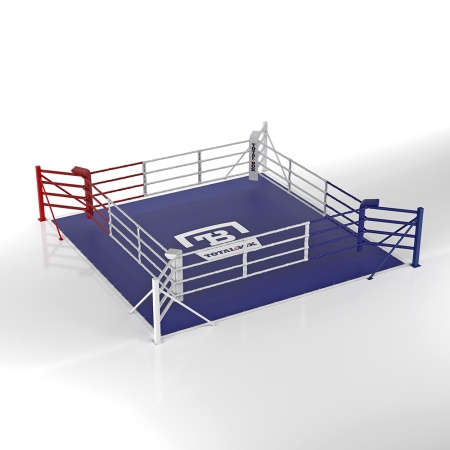 Купить Ринг боксерский напольный Totalbox на упорах 4х4м в Буйнакске 