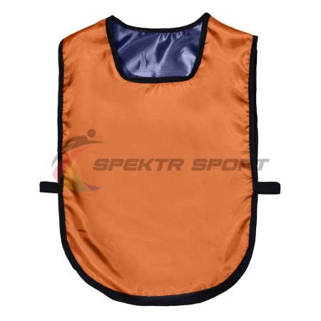 Купить Манишка футбольная двусторонняя универсальная Spektr Sport оранжево-синяя в Буйнакске 