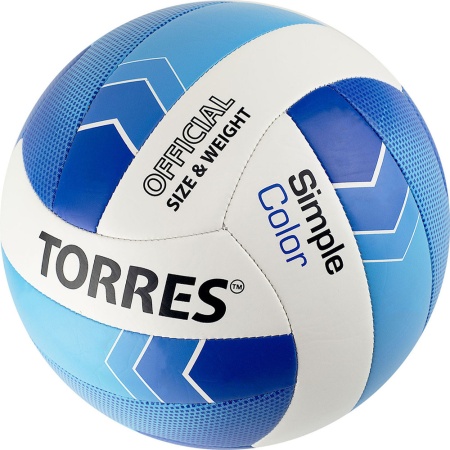 Купить Мяч волейбольный Torres Simple Color любительский р.5 в Буйнакске 